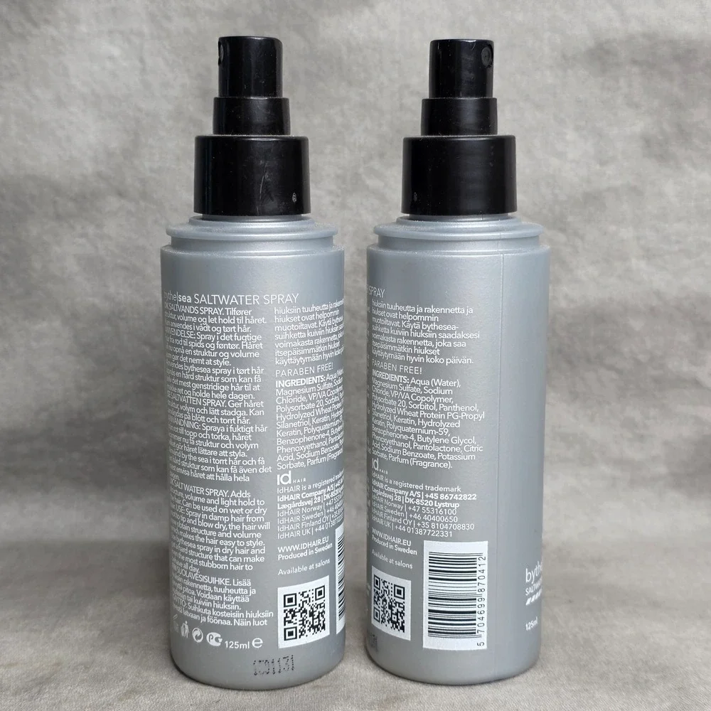 (X2) IdHair Elements Saltwater Spray by the Sea 4.23 oz/125‎ ml No Caps